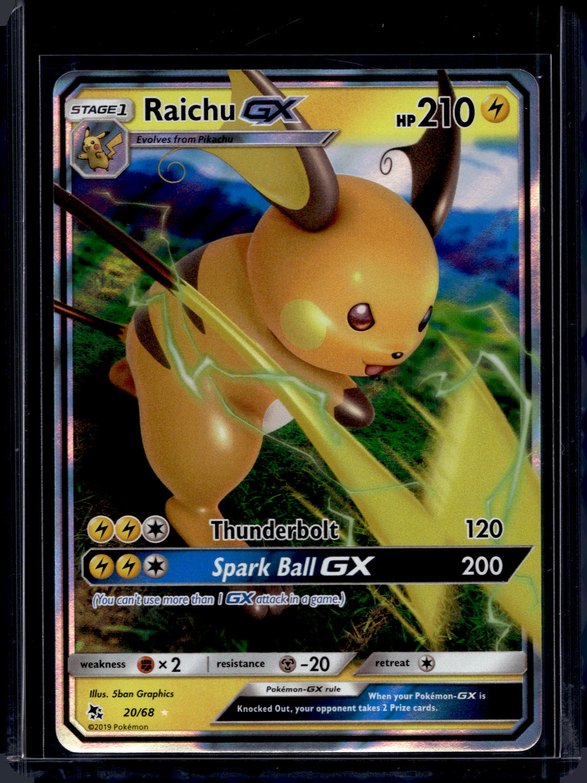 Raichu GX 20/68 Raw