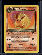 Dark Flareon (Team Rocket - 1st Edition) 35/82 Raw