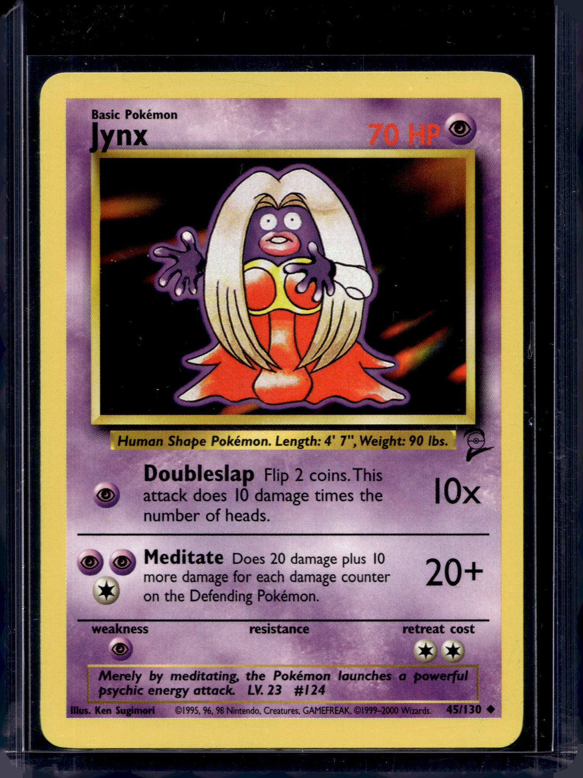 Jynx (Base Set 2 - Unlimited) 45/130 Raw
