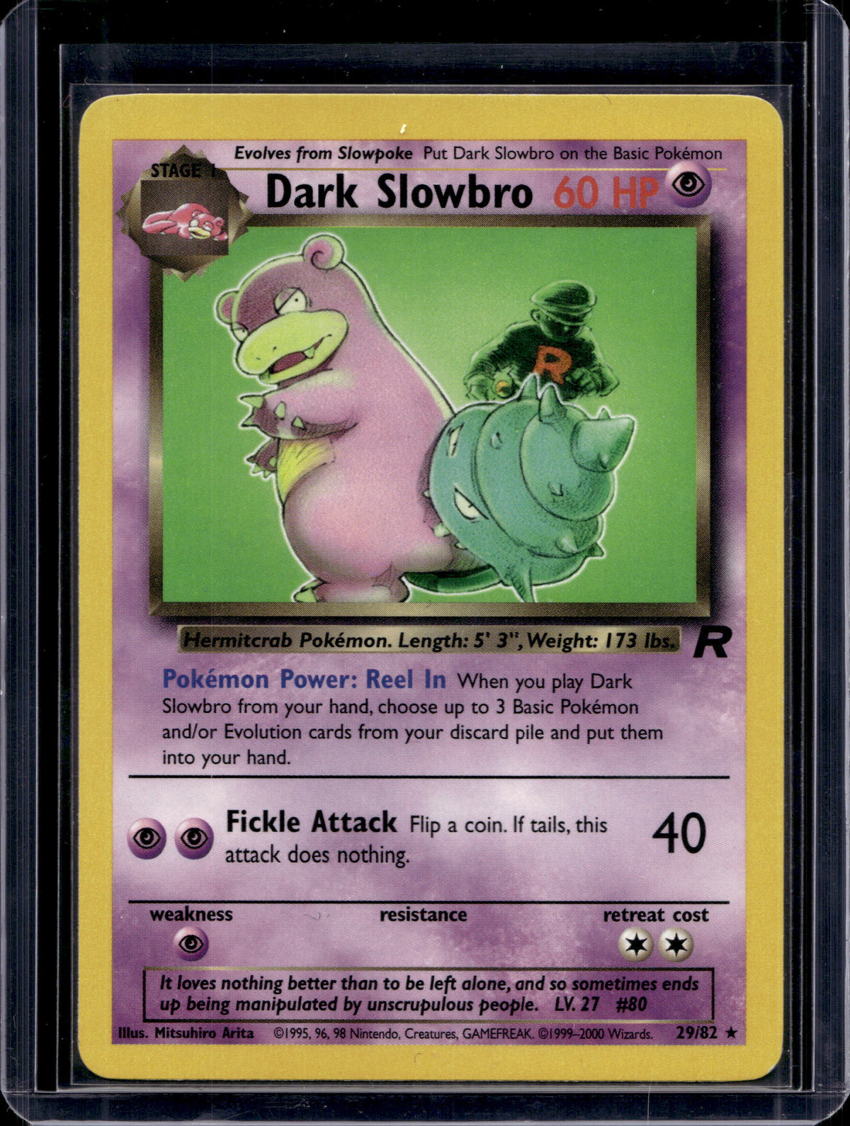 Dark Slowbro (Team Rocket) 29/82 Raw