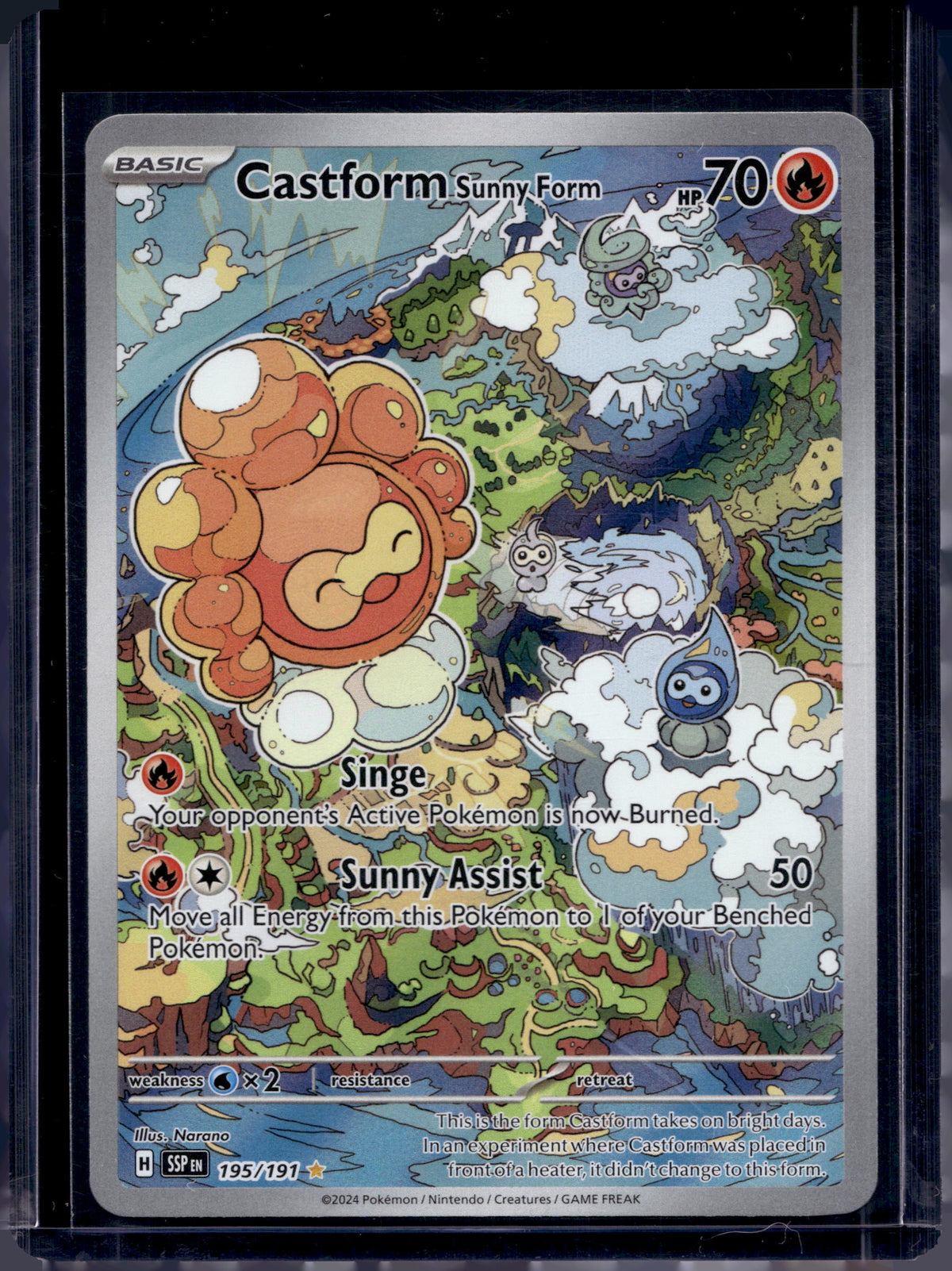 Castform Sunny Form 195/191 Raw