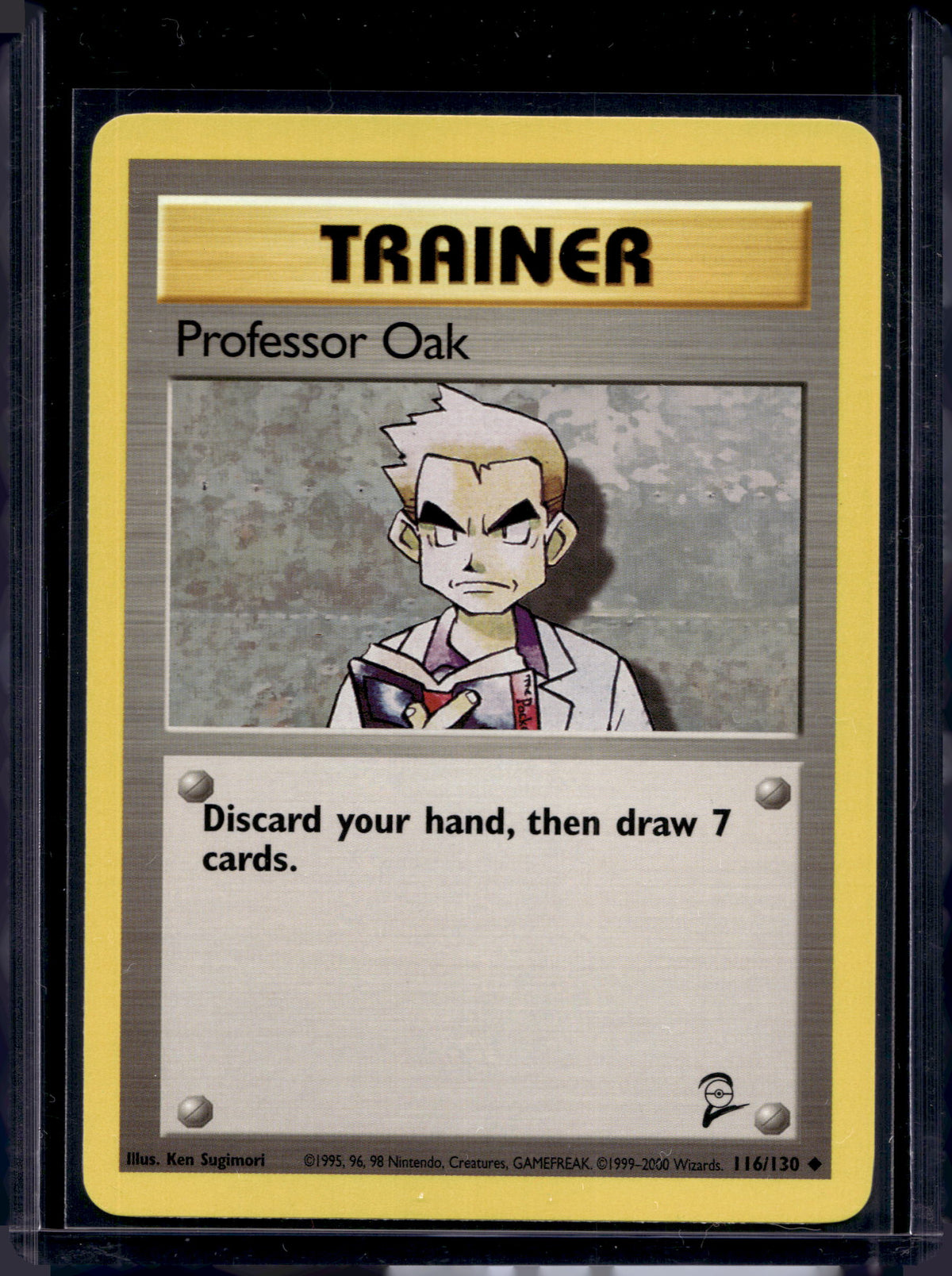 Professor Oak (Base Set 2 - Unlimited) 116/130 Raw