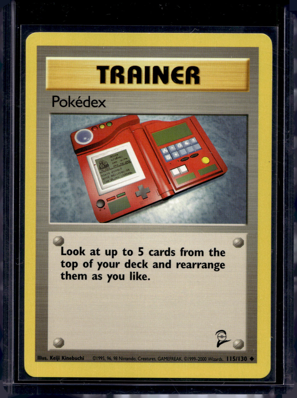 Pokedex (Base Set 2 - Unlimited) 115/130 Raw