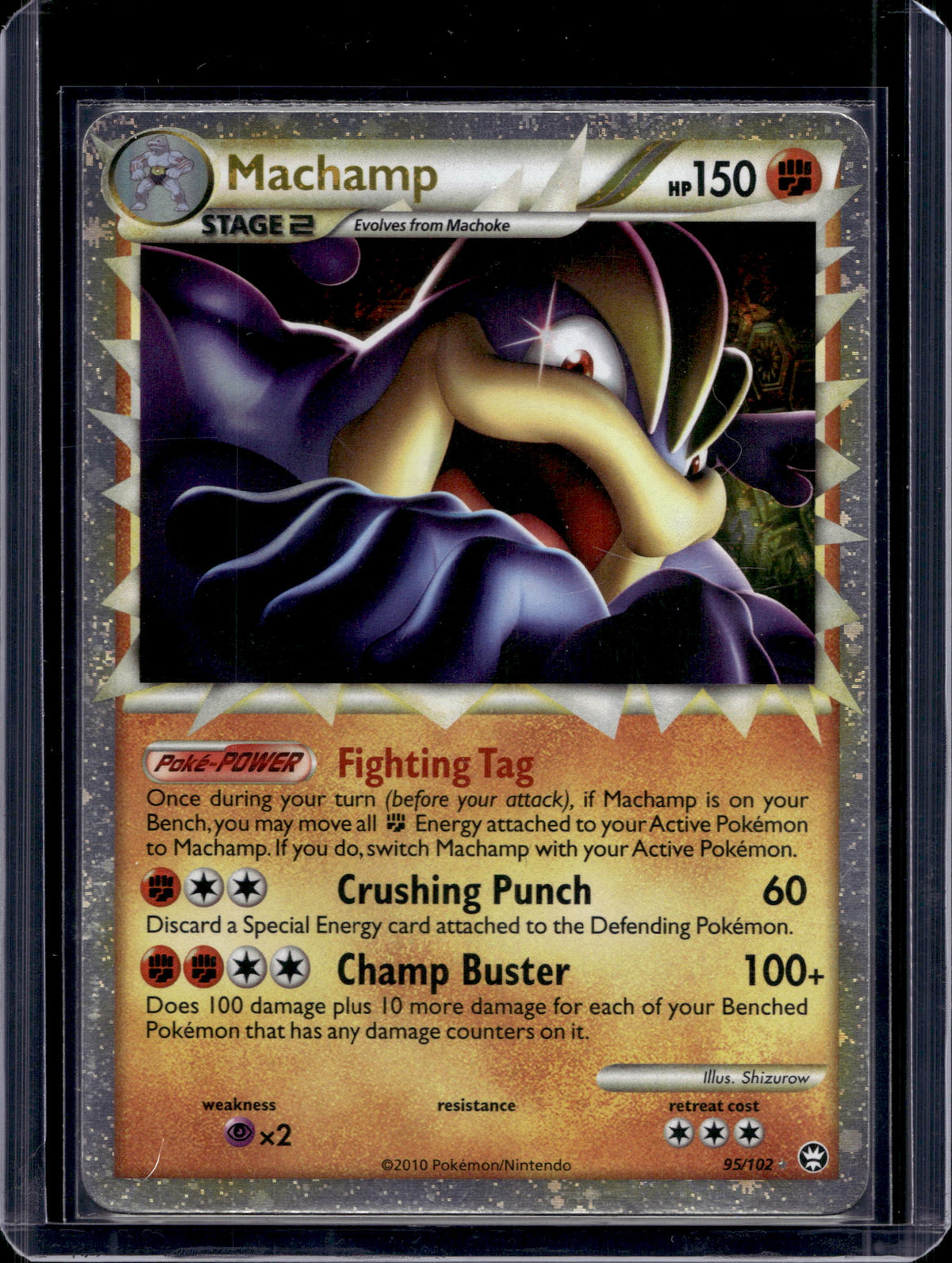 Machamp (Prime) - Holofoil - 95/102 Raw