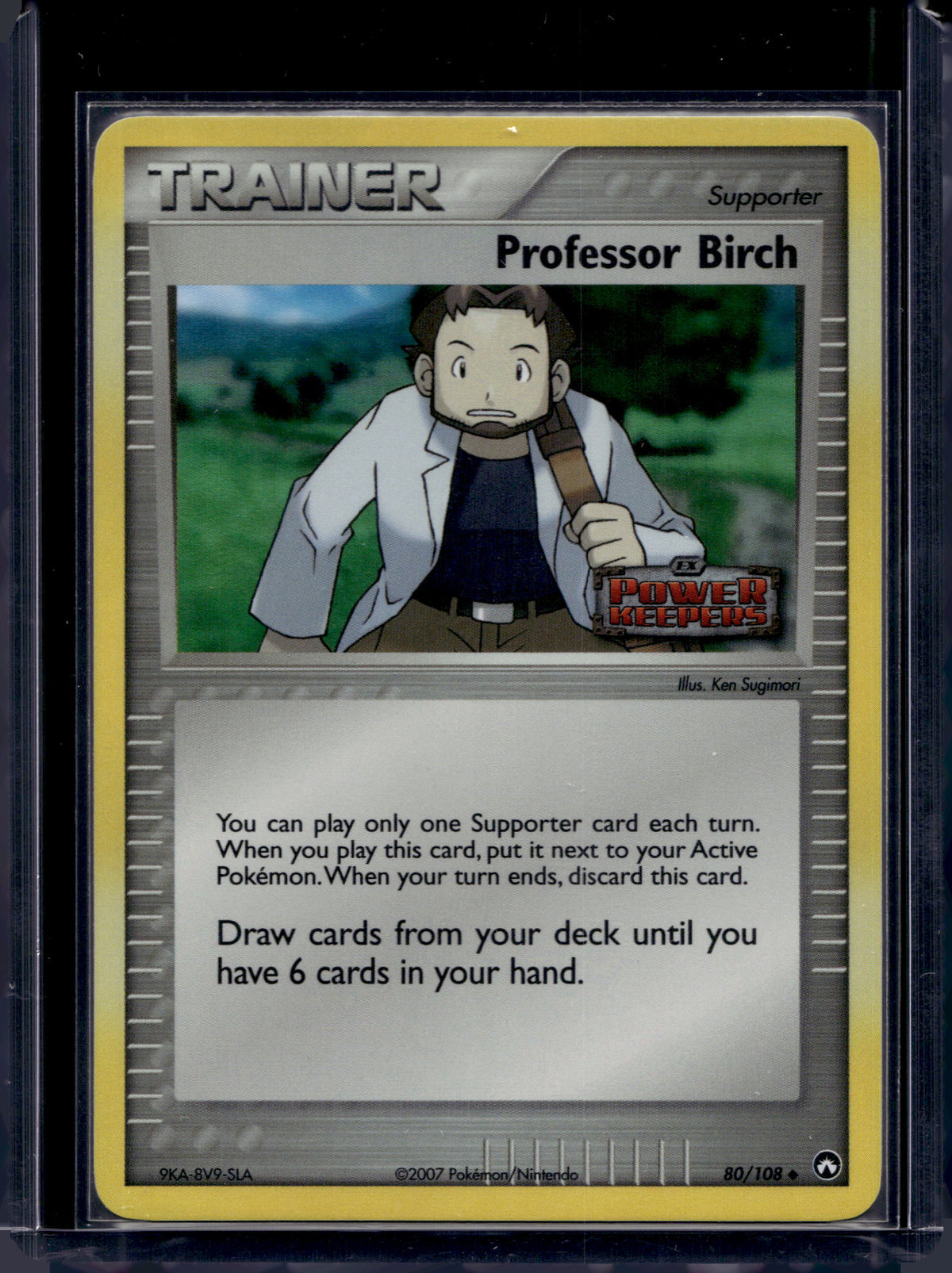 Professor Birch - Reverse Holofoil - 80/108 Raw