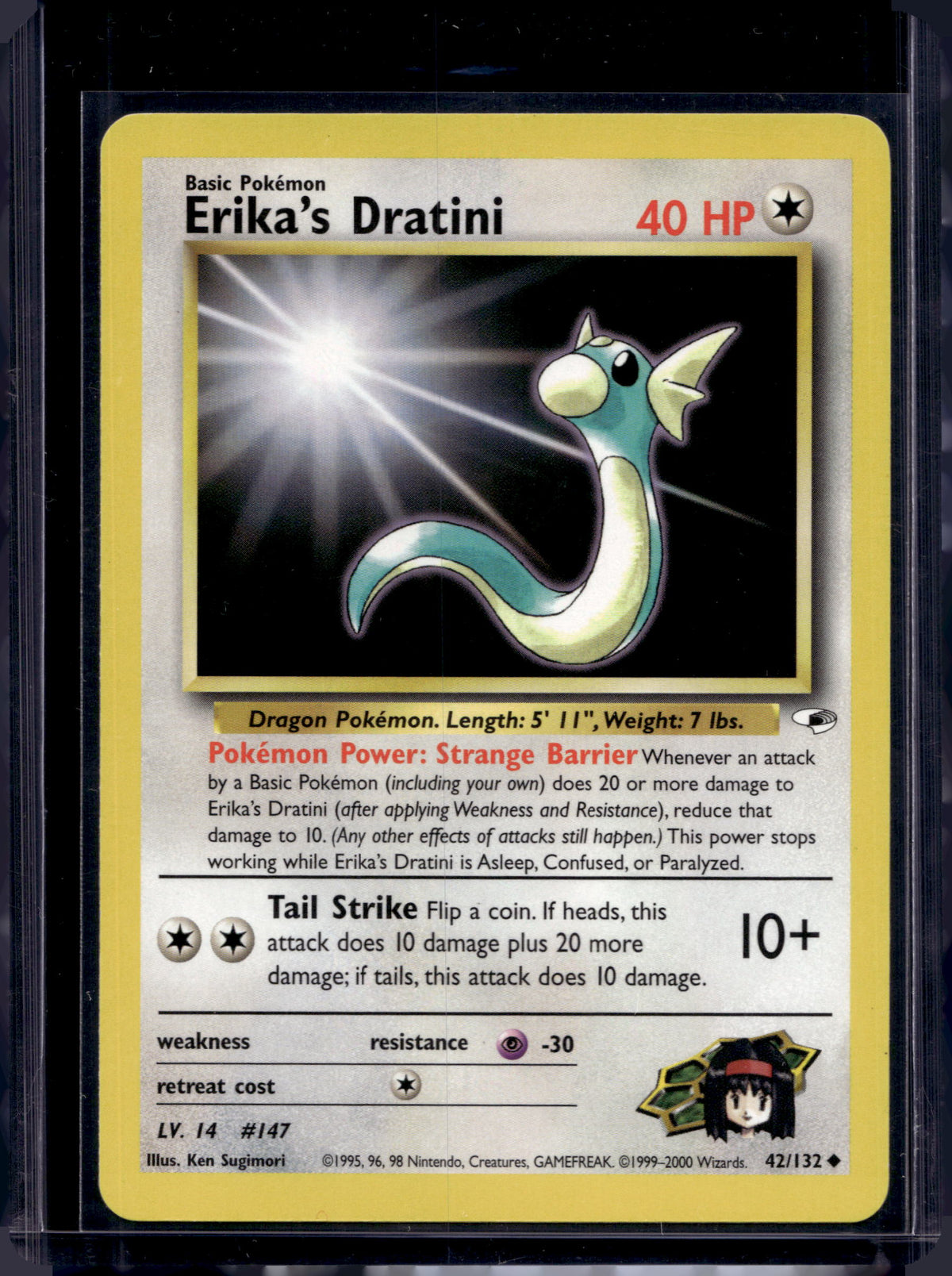 Erika's Dratini (Gym Heroes - Unlimited) 42/132 Raw