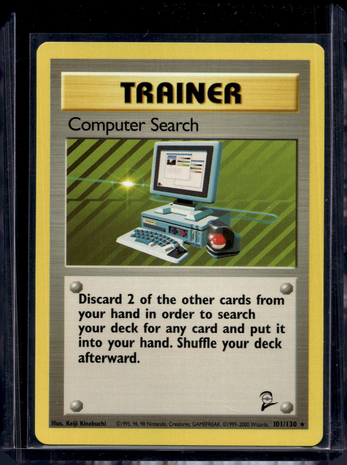 Computer Search (Base Set 2 - Unlimited) 101/130 Raw