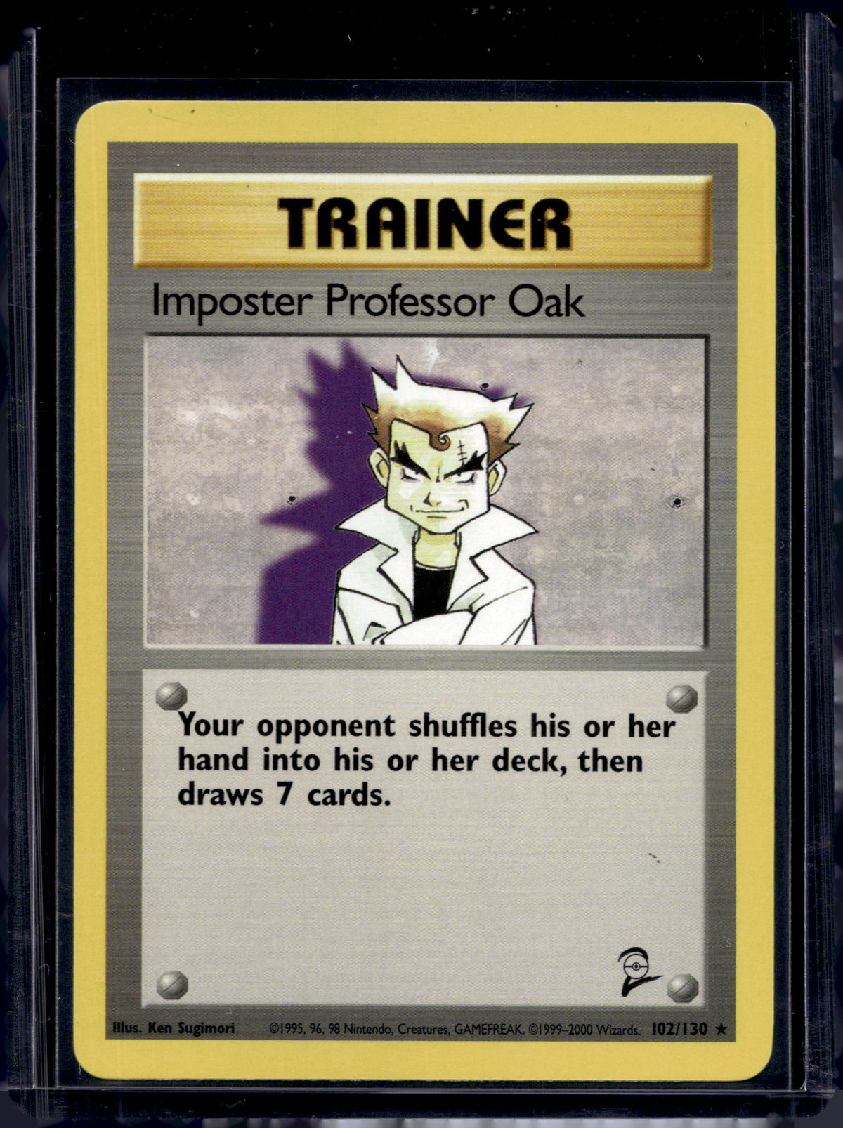 Imposter Professor Oak (Base Set 2 - Unlimited) 102/130 Raw