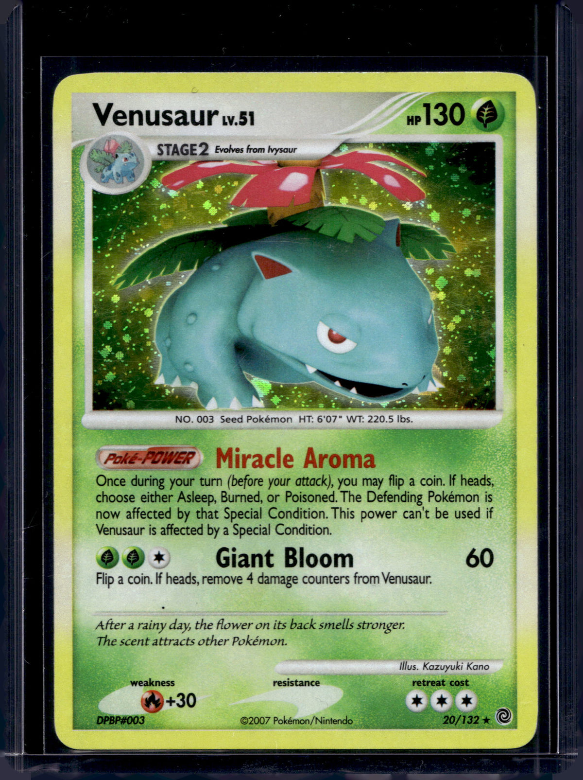 Venusaur - Reverse Holofoil - 20/132 Raw