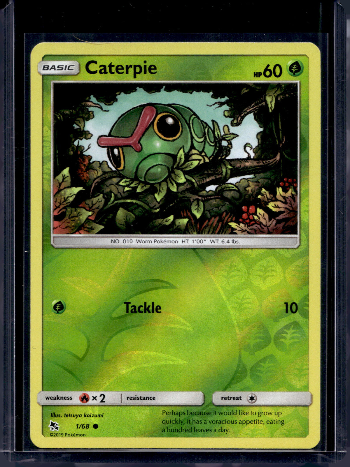 Caterpie - Reverse Holofoil - 1/68 Raw