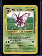 Venomoth (Base Set 2 - Unlimited) 31/130 Raw