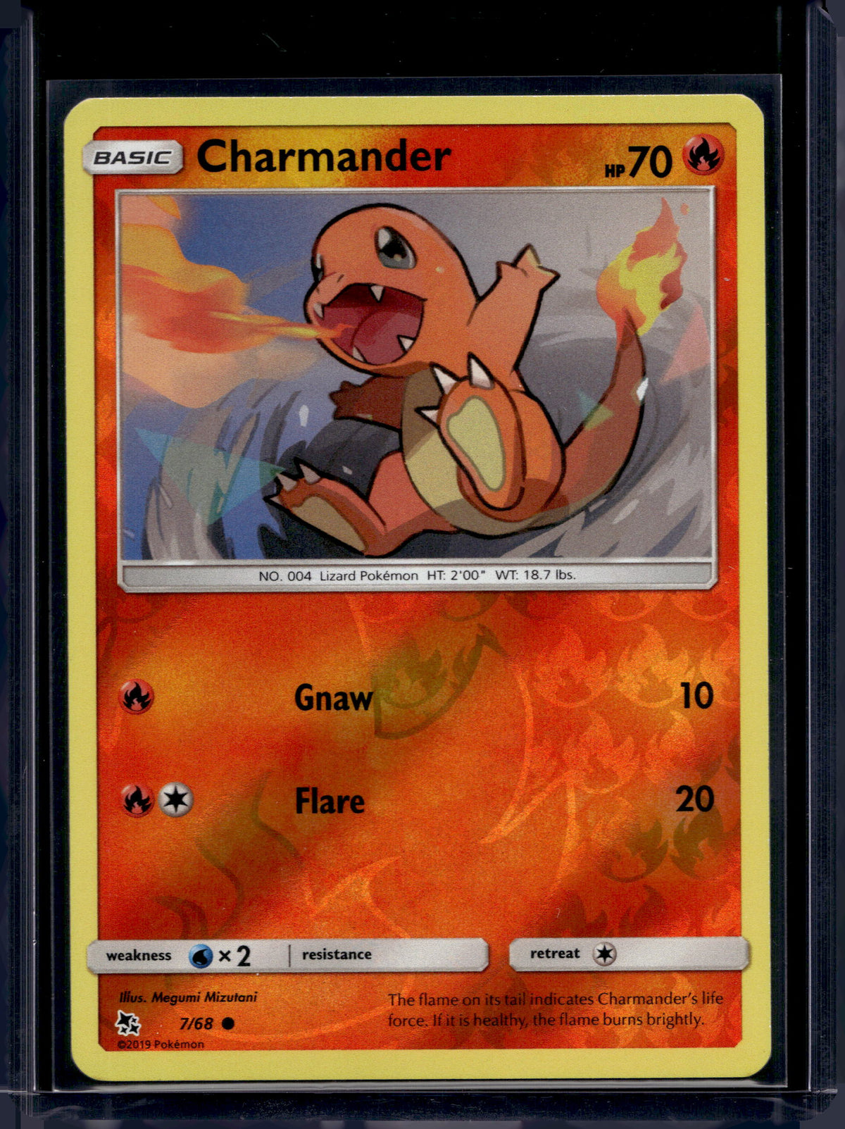 Charmander - Reverse Holofoil - 7/68 Raw