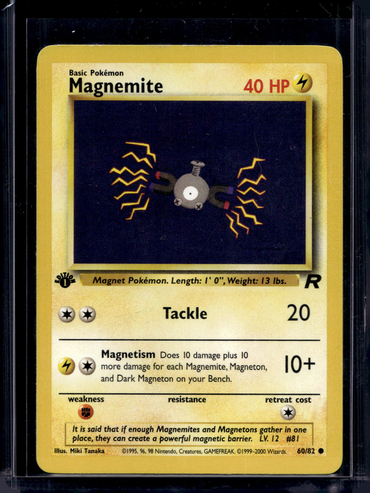 Magnemite (Team Rocket - 1st Edition) 60/82 Raw
