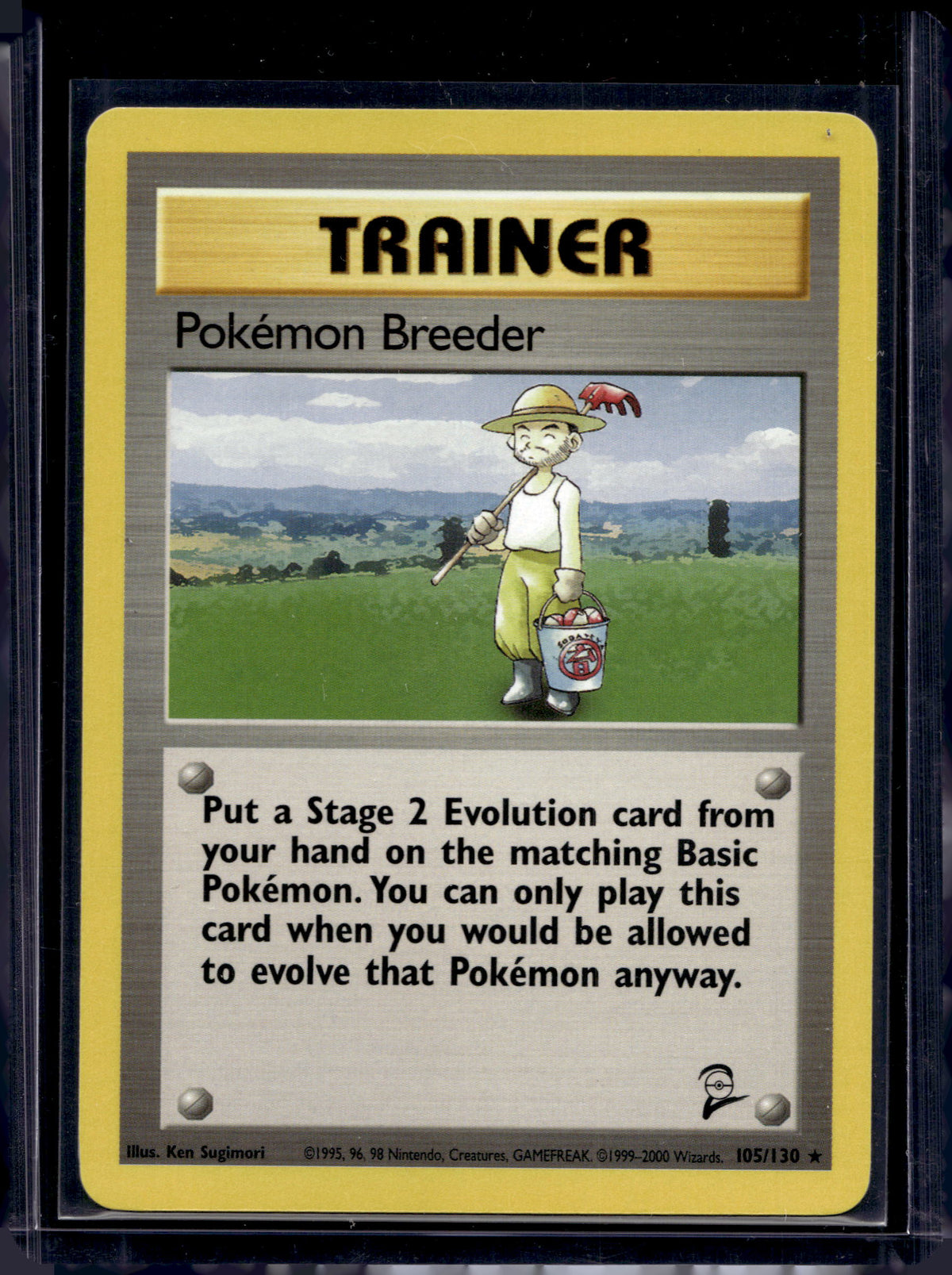 Pokemon Breeder (Base Set 2 - Unlimited) 105/130 Raw