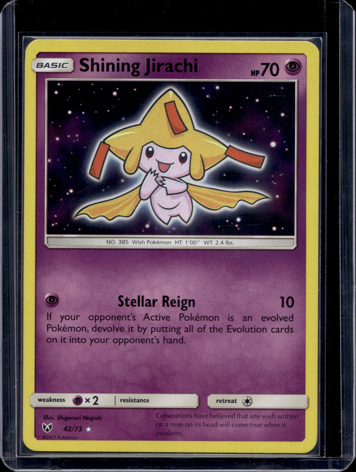 Shining Jirachi 42/73 Raw