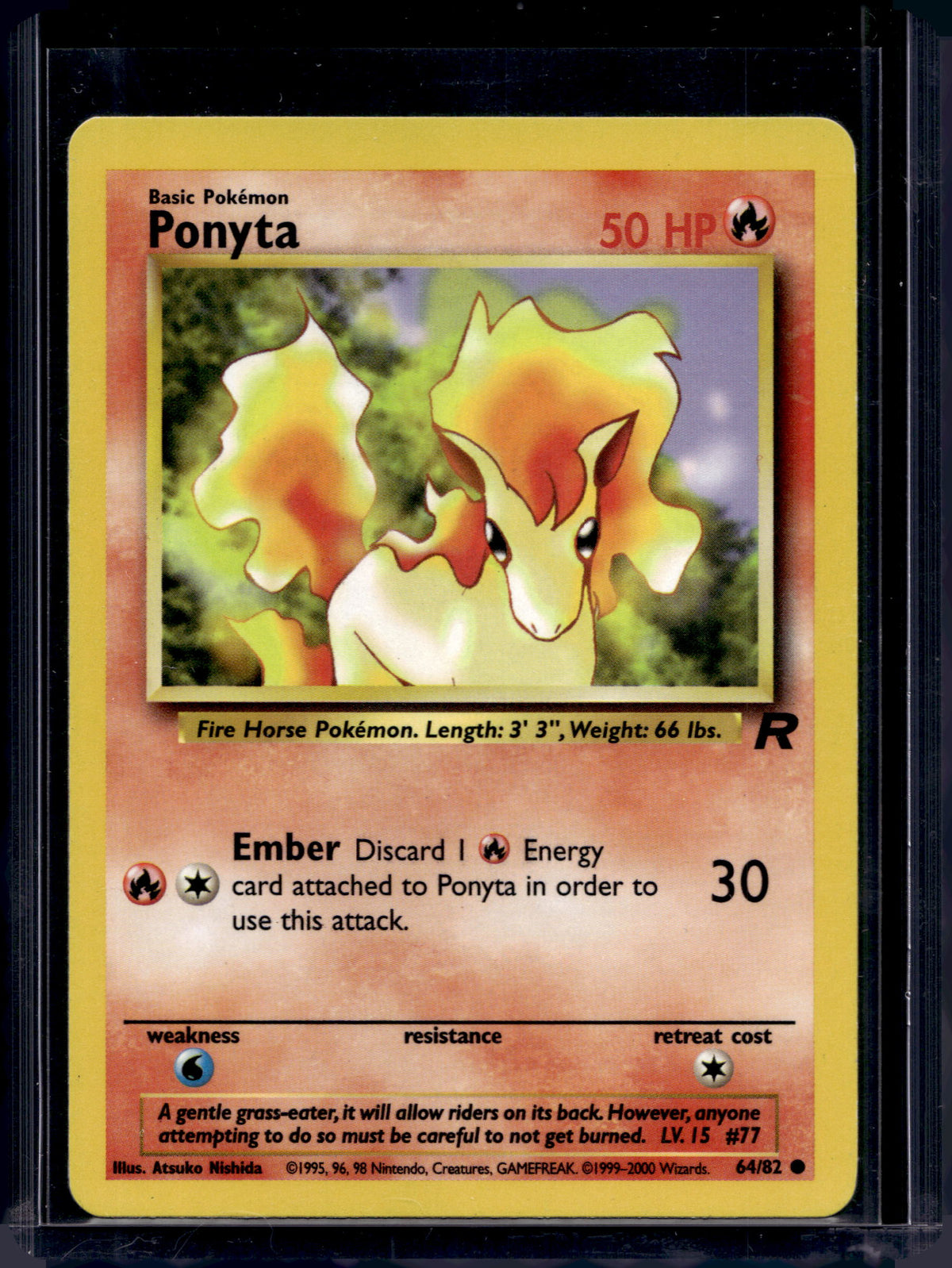 Ponyta (Team Rocket) 64/82 Raw