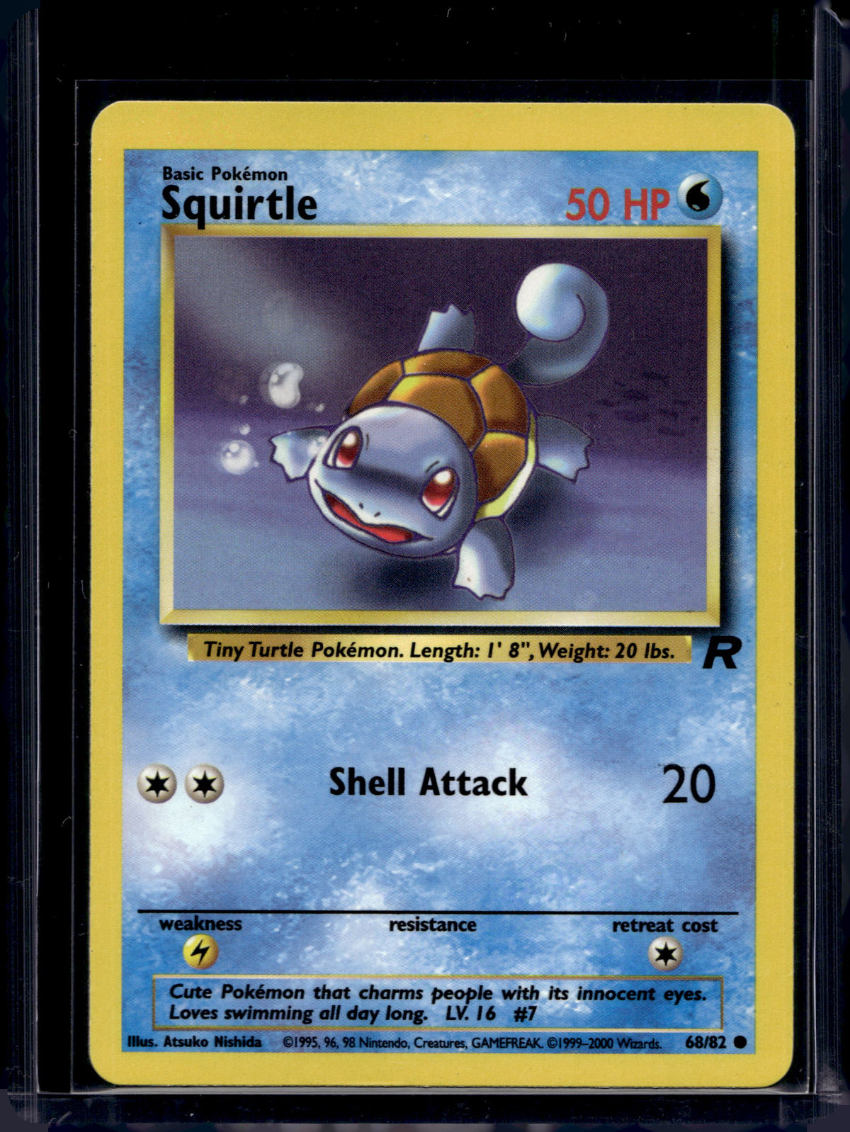 Squirtle (Team Rocket) 68/82 Raw