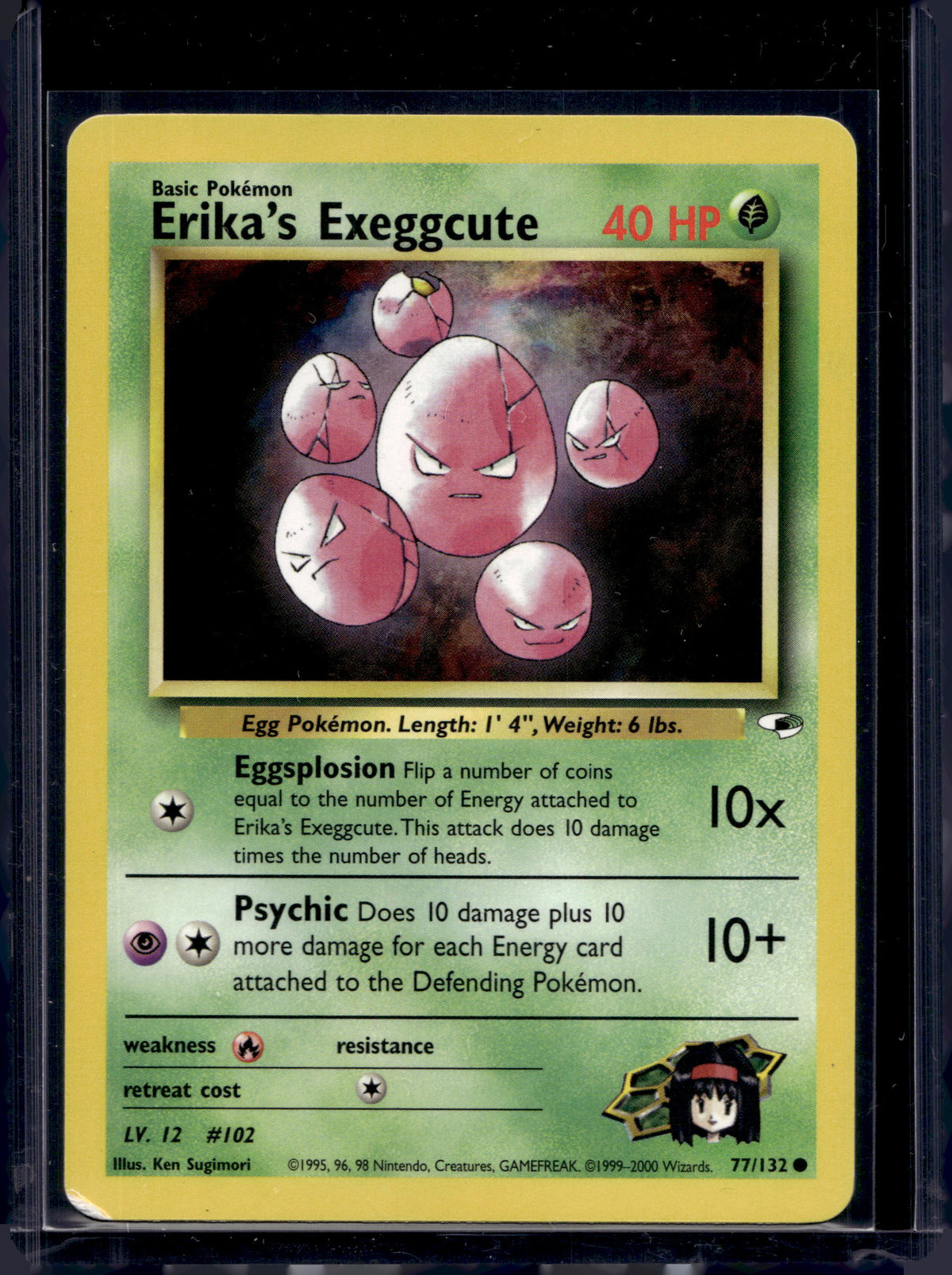 Erika's Exeggcute (Gym Heroes - Unlimited) 77/132 Raw