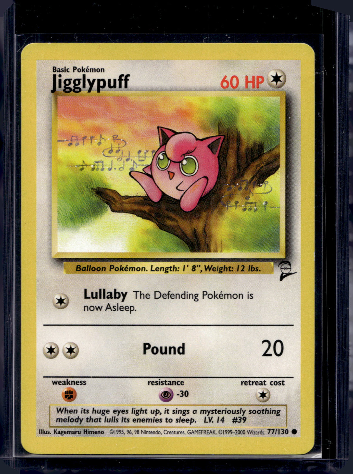 Jigglypuff (Base Set 2 - Unlimited) 77/130 Raw