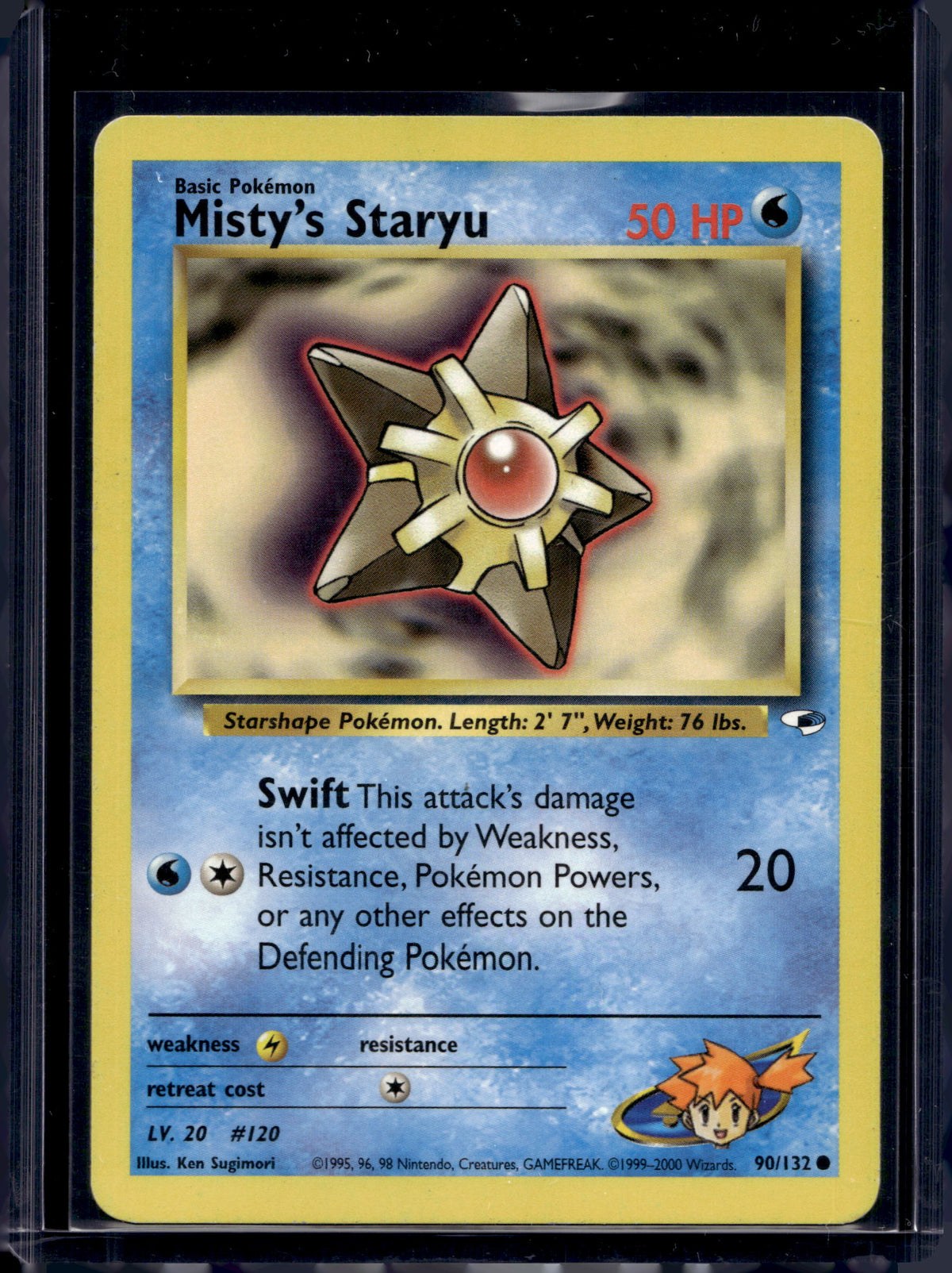 Misty's Staryu (Gym Heroes - Unlimited) 90/132 Raw