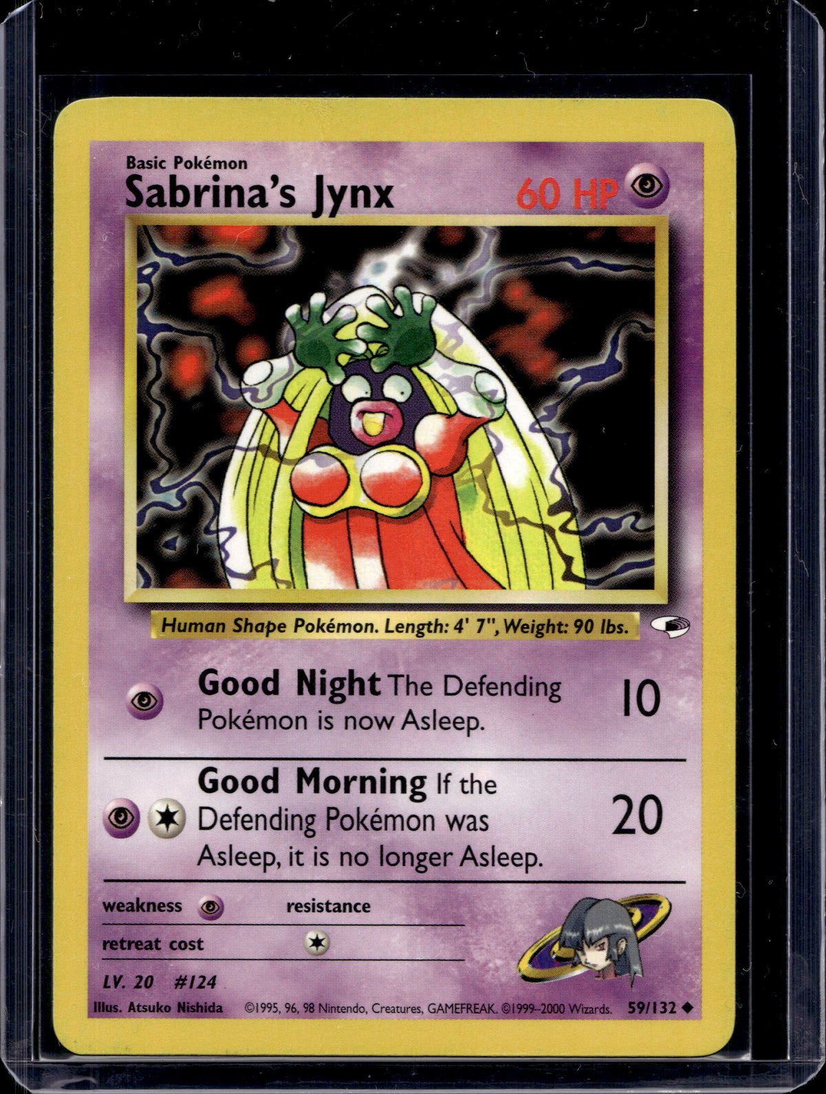 Sabrina's Jynx (Gym Heroes - Unlimited) 59/132 Raw