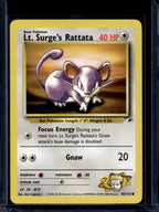 Lt. Surge's Rattata (Gym Heroes - Unlimited) 82/132 Raw