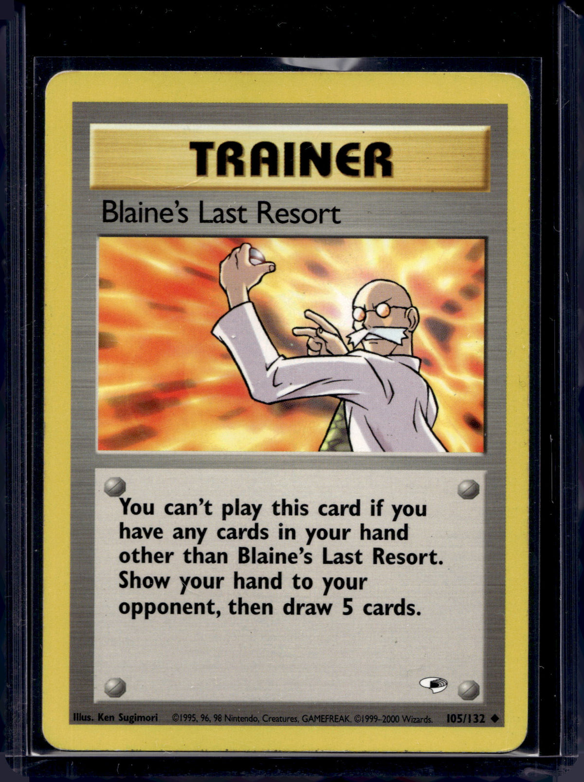Blaine's Last Resort (Gym Heroes - Unlimited) 105/132 Raw