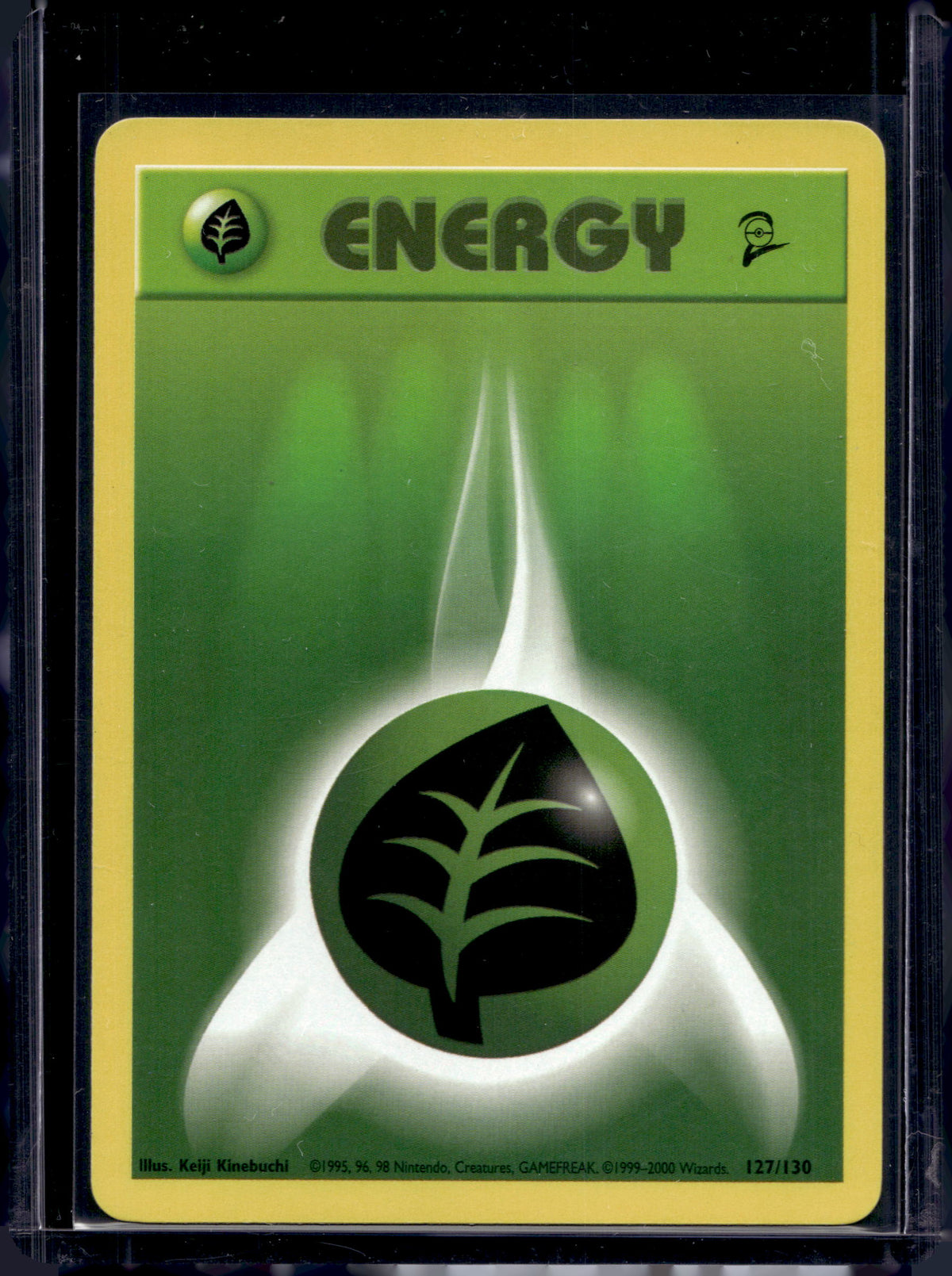 Grass Energy (Base Set 2 - Unlimited) 127/130 Raw