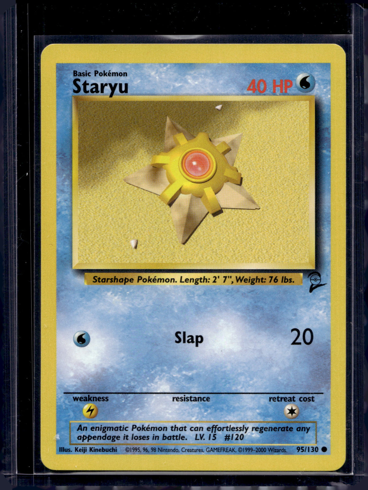 Staryu (Base Set 2 - Unlimited) 95/130 Raw