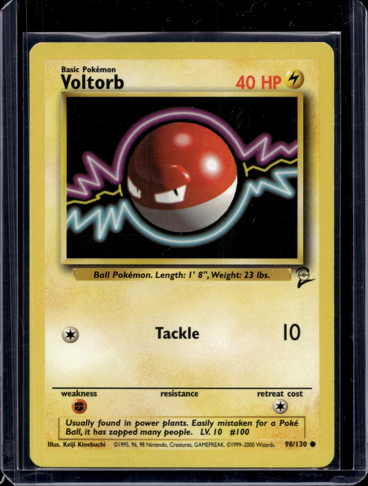 Voltorb (Base Set 2 - Unlimited) 98/130 Raw