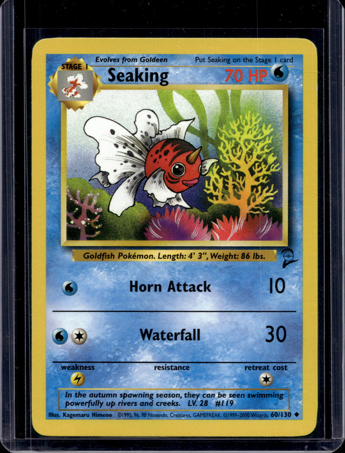 Seaking (Base Set 2 - Unlimited) 60/130 Raw