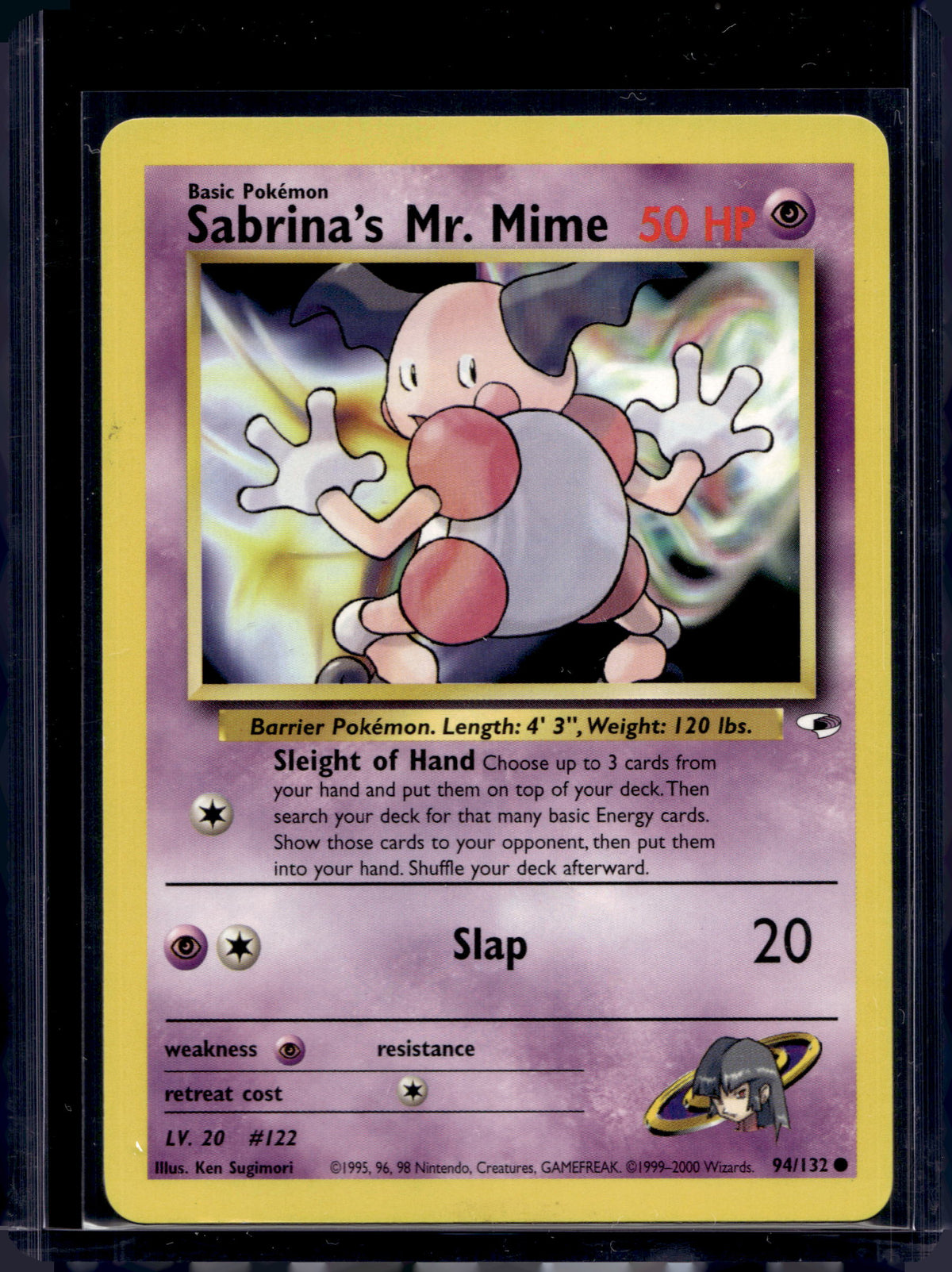 Sabrina's Mr.Mime (Gym Heroes - Unlimited) 94/132 Raw