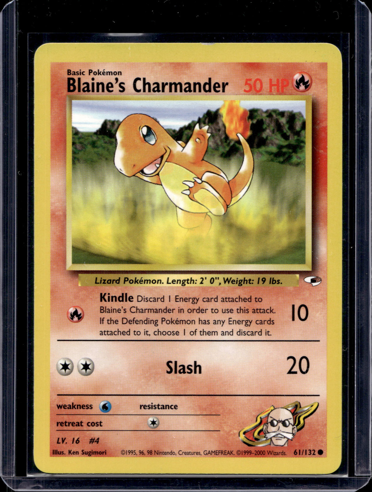 Blaine's Charmander (Gym Heroes - Unlimited) 61/132 Raw