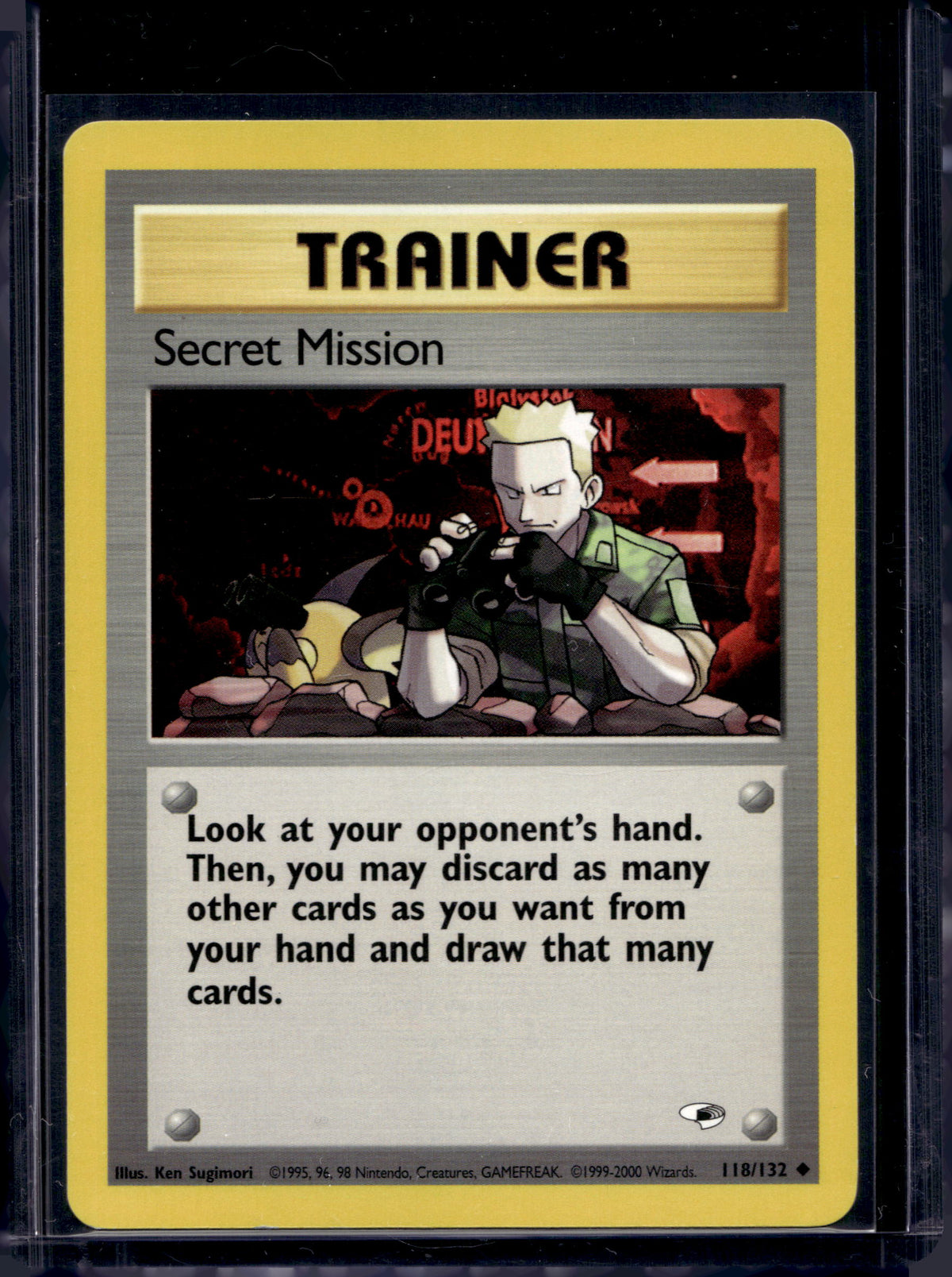 Secret Mission (Gym Heroes - Unlimited) 118/132 Raw