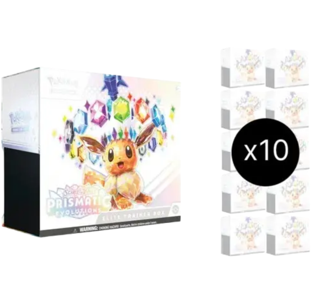 Prismatic Evolutions Elite Trainer Box Case RookieLegends