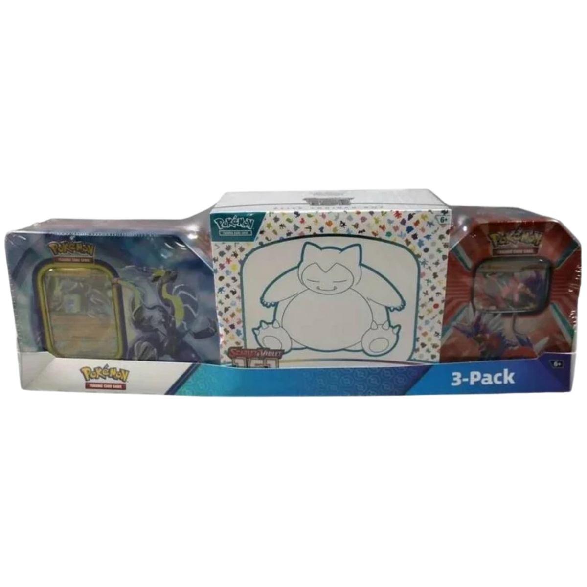 Costco Pokemon Collector 3-Pack: Scarlet & Violet 151 ETB + Paldea Legends Tins RookieLegends