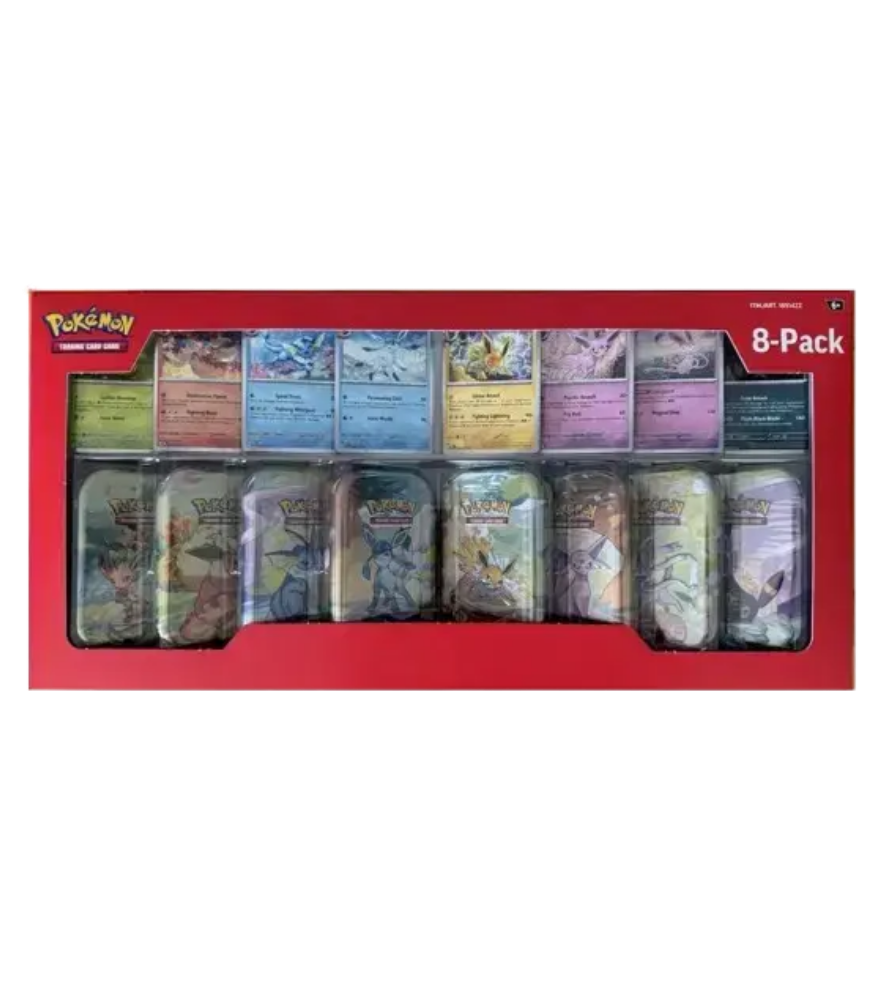 Costco Prismatic Evolutions 8-Pack Mini Tins