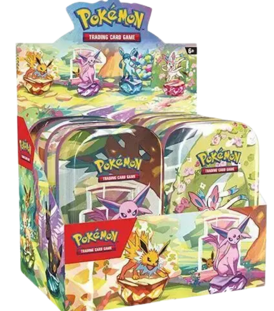 Prismatic Evolutions Mini Tin Display RookieLegends