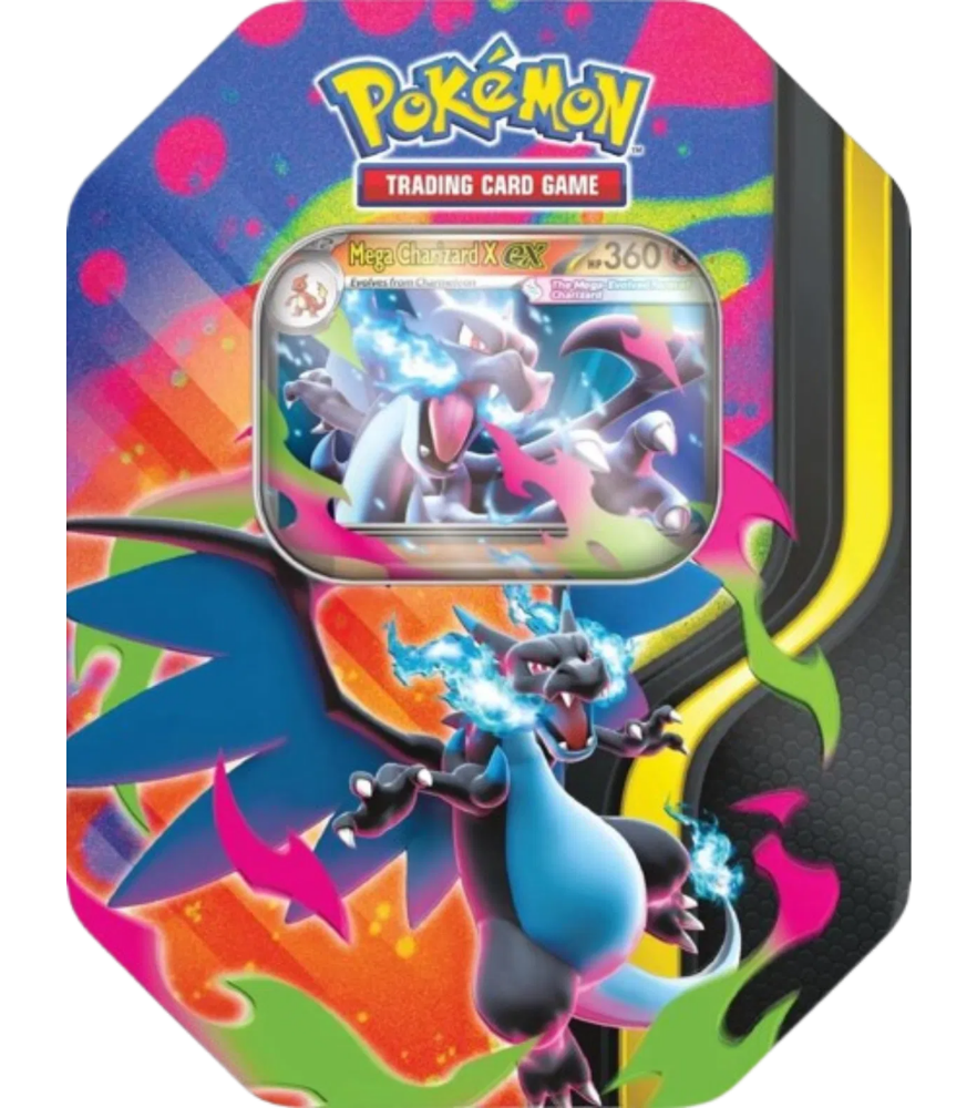 Mega Charizard Tin (Mega Charizard X) RookieLegends