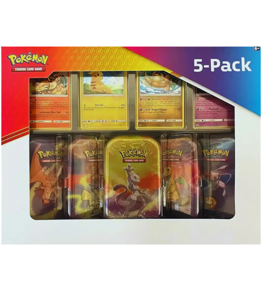 Pokemon TCG Kanto Power Mini Tins 5-Pack RookieLegends