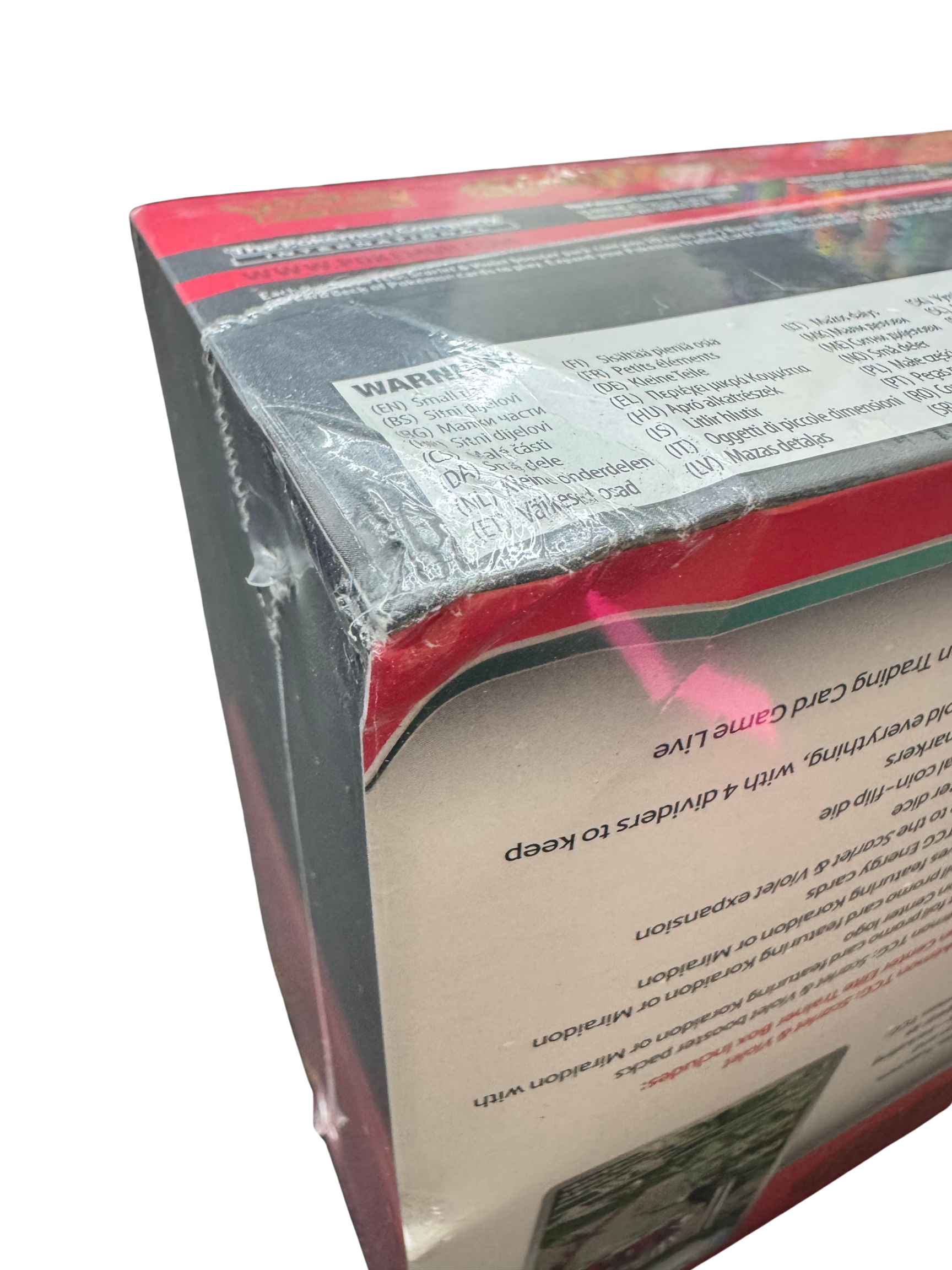 Scarlet & Violet Pokemon Center Elite Trainer Box (Exclusive) [Koraidon] [Damaged CD1]