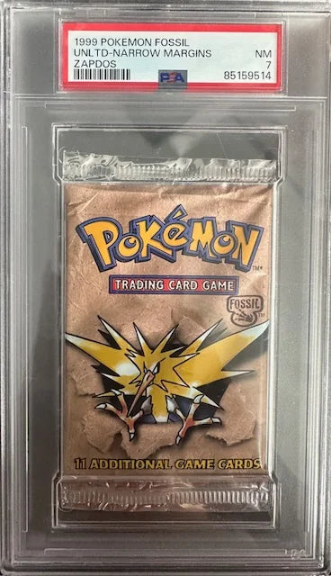 Booster Pack Pokemon Fossil Psa 7