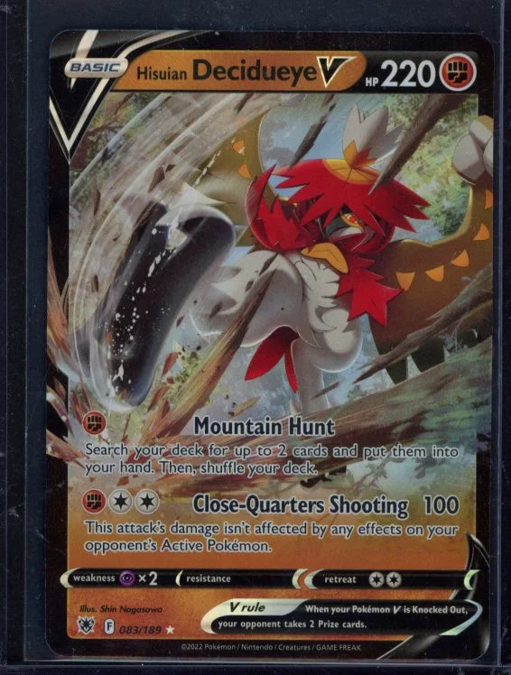 Hisuian Decidueye V 083/189 Raw
