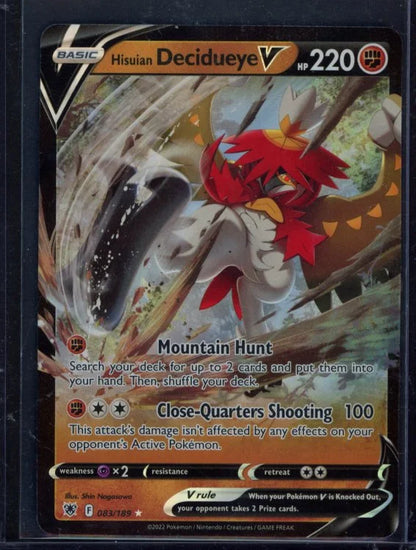 Hisuian Decidueye V 083/189 Raw