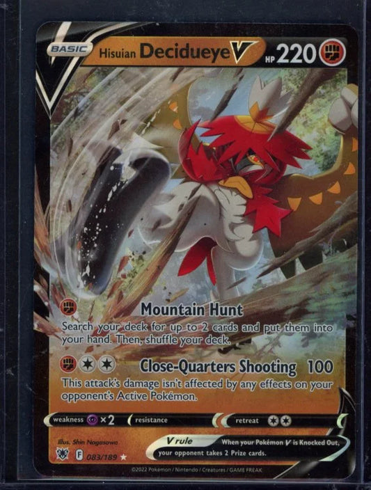 Hisuian Decidueye V 083/189 Raw