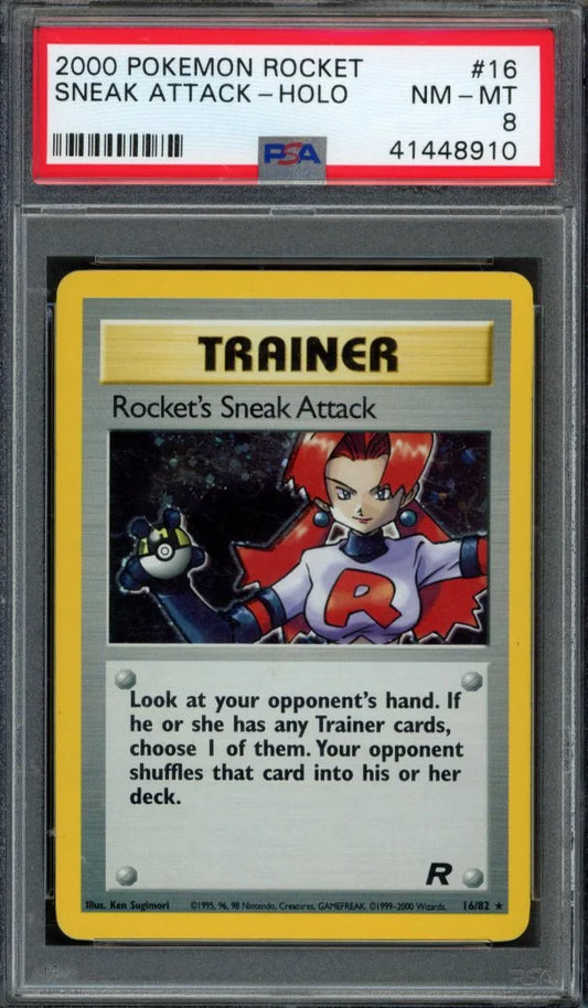Sneak Attack – Holo 16/82 Psa 8