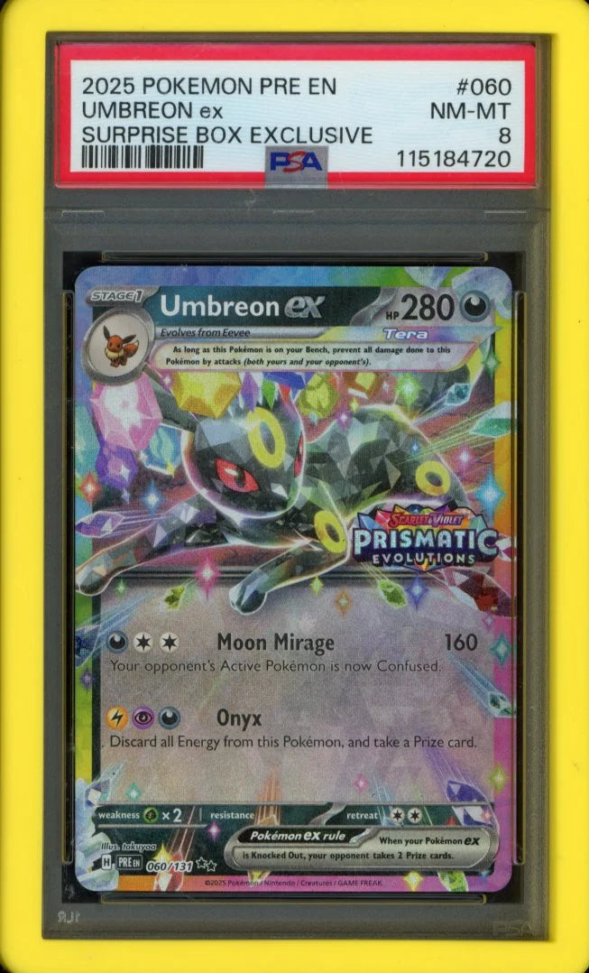 Umbreon Ex 060/131 PSA 8