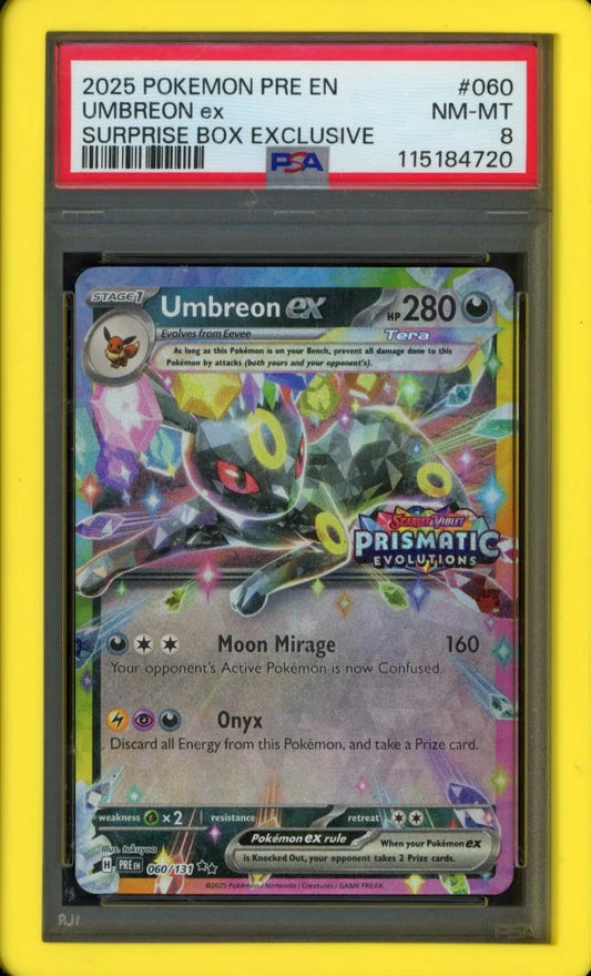Umbreon Ex 060/131 PSA 8