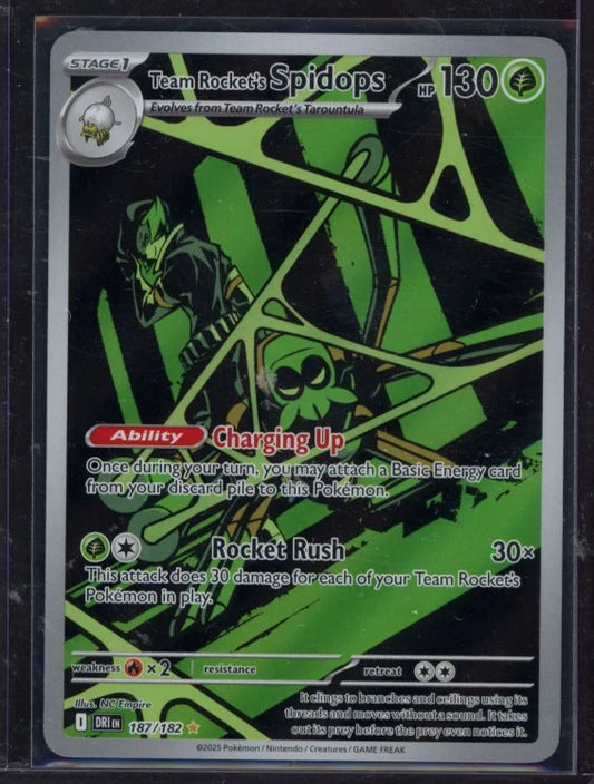 Team Rocket’s Spidops 187/182 Raw