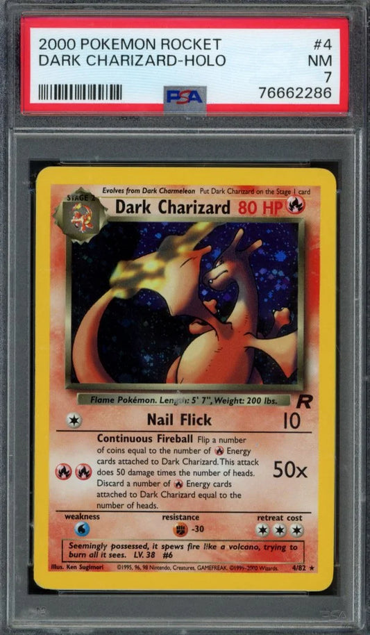 Dark Charizard 4/82 PSA 7